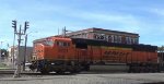 BNSF coal train DPU